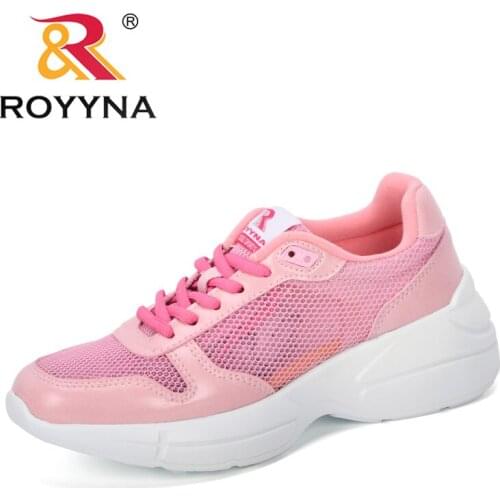 ROYYNA 2020 New Style Outdoor Walking Shoes Lightweight Women Running Shoes Breathable Mesh Sneakers Ladies Jogging Footwear