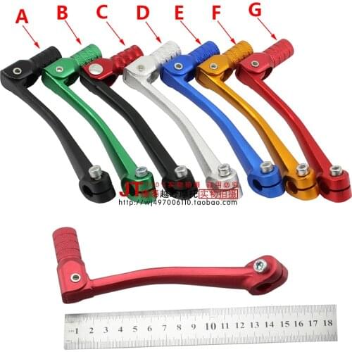 Motorcycle CNC Folding Aluminum Gear Shift Lever Gear Shift Lever Fit For Motorcycle ATV Dirt Bike Pit Bikes Gear Lever