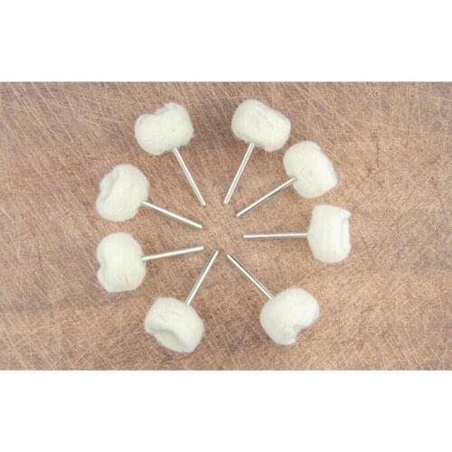 Wool and cashmere grinding head with handle Gold and silver jewelry Polishing wheel fine mirror NO.C0366