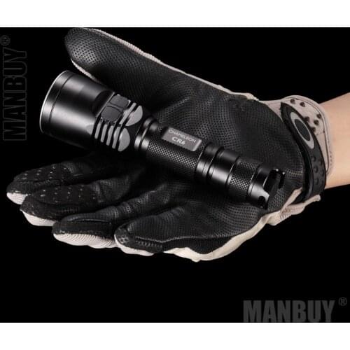 Discount NITECORE CR6 440 Lumen CREE XPG2 R5 LED Chameleon Tactical Flashlight Without Battery Free Shipping Gear Hunting Search