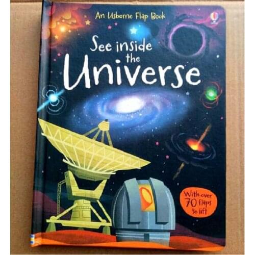 Usborne See Inside the universe English Educational 3D flap Picture Books Baby Early Childhood gift For kids libros