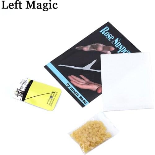 Floating Rose Flower Fire Stage Magic Tricks Magician Prop Close Up Magic Accessories Illusions Street Mentalism