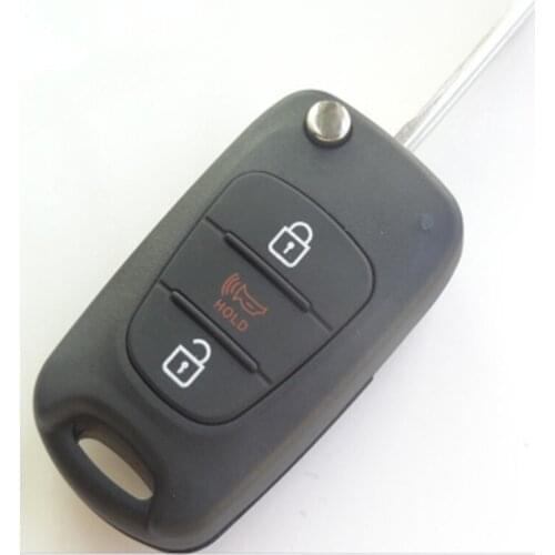 DAKATU Replacement 3 Button Remote Car Key Case For KIA SOUL Flip Folding Remote key shell shell