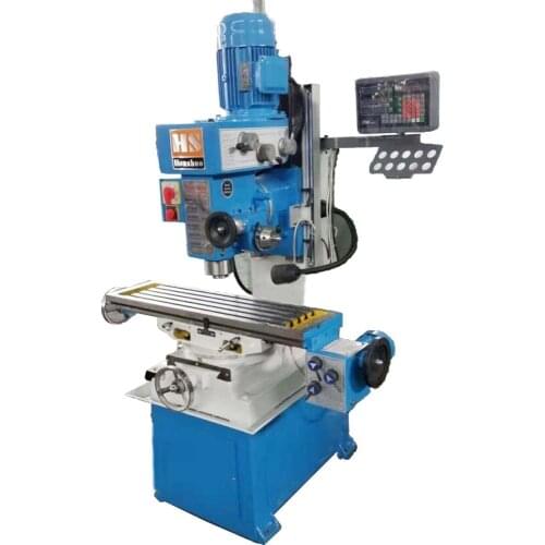 ZX50C milling drilling boring tapping all in one machine with 3 axis DRO