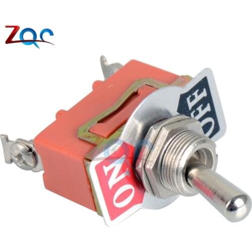 Stainless Steel 12V Heavy Duty Toggle Flick Switch ON/OFF Car Dash Light Metal SPST