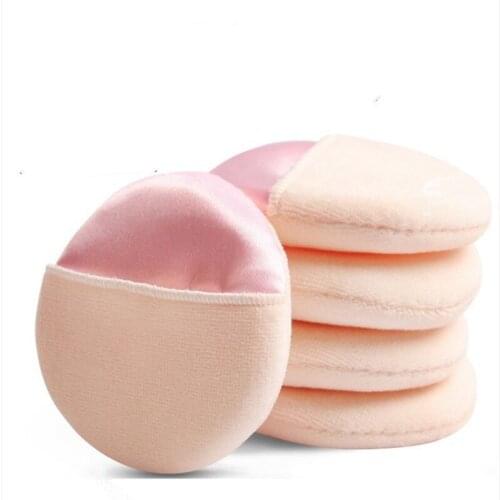 2PC Face gloves Foundation Powder Cosmetic Puff Organic Cotton Pads Makeup Sponge Puff Beauty