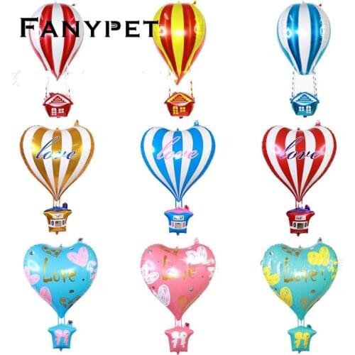 22Inch Hot Air Balloon Foil Balloons Heart Helium Balloon Birthday Party Decoration Kids Toy Globos Event Party Supplies