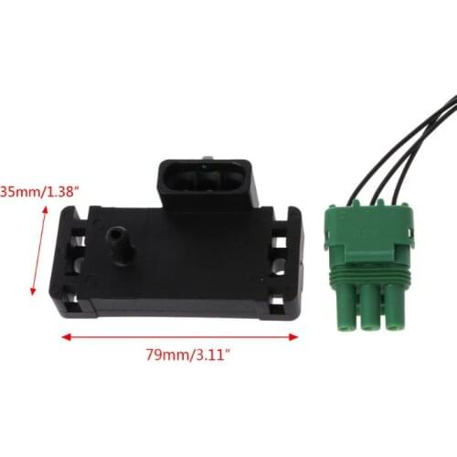 3 Bar MAP Sensor For GM STYLE Megasquirt Motec Electromotive Turbo With Plug Wire 12223861 16040749
