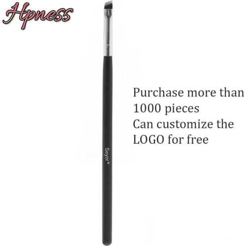 3Pcs Free Shipping Flat Head Makeup Brushes Wooden Handle High Quality Highlighter Professional Brush Eyebrow Brush Beauty Tool