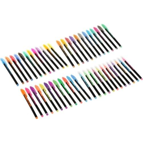 48pcs Assorted Highlighter 1.0mm Arts Painting Drawing Writing DIY Pen
