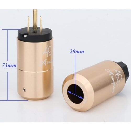 Accuphase 40th US/AU/EU Schuko Power Plug IEC US AC Power Plug HiFi Audio Grade Power Plug Adapter IEC Female Connector Plug