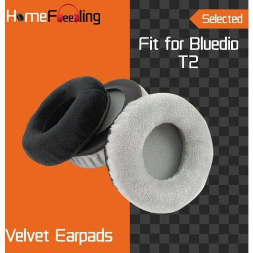 Homefeeling Earpads for Bluedio T2 Headphones Earpad Cushions Covers Velvet Ear Pad Replacement
