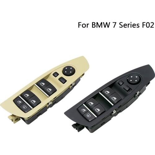 LHD Car Electric Window Glass Lifter Switch Control Button Car Interior Accessories For BMW 7 Series F02 F04