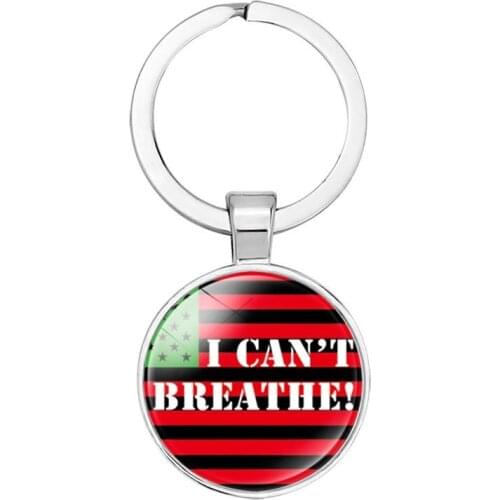 Black Lives Matter Keychain Freud Protest Picture Double Side Key Chain Key Holder Women Men Car Bag Accessories