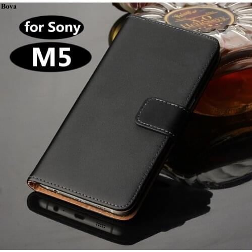 Premium pu leather wallet flip case for Sony Xperia M5 Dual E5603 E5606 E5653 card holder bags holster retro business GG