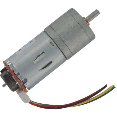 Electric Motor Dc 12V 18-1930Rpm Reversed Speed Control Torque 0.11-12Kg.Cm Micro Encoder Motor Reducers Low Speed Motors