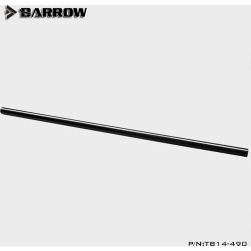 Barrow Chrome Plated Copper Rigid Tube OD 14MM 490mm Black TB14-490