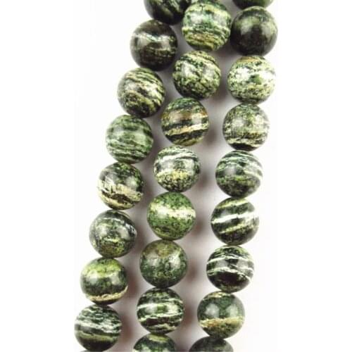 10mm Seraphinite Round Loose Bead 15.5 Inch Trendy Jewelry Women Accessories