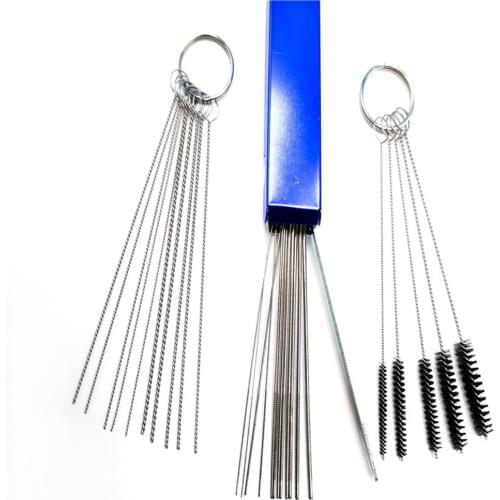 Reusable Carburetor Cleaning Kit Dirt Jet Remove Multifunction Motorcycle Easy Clean Professional Practical Engine Brushes Tool