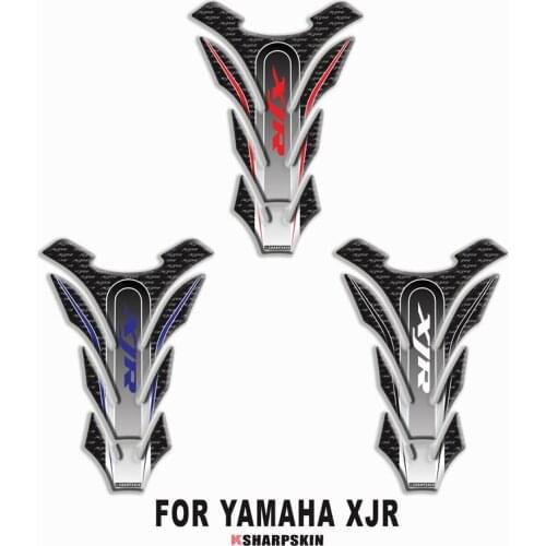 Motorcycle fuel tank pad protective decorative 3D sticker decals For YAMAHA XJR Fishbone Stickers