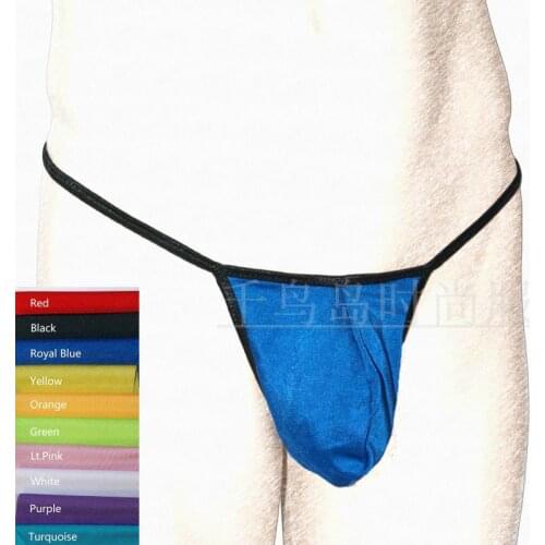 New arrival male sexy pouch thong narrow band string