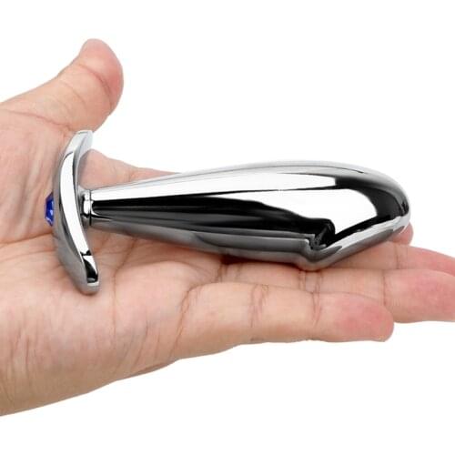 New Small Size Metal jewelry Butt Anal Plug For Sleep Mini Dildo Dick For Women Wearable Ass Vagina Anal Stimulator Erotic Toys