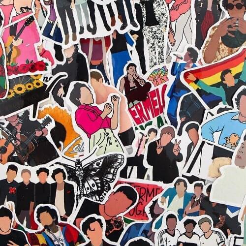 20Set BH1478 Blinghero 45pcs/set Singer Cute Cartoon Stickers Laptop Guitar Luggage Fridge Waterproof Graffiti Sticker Decal