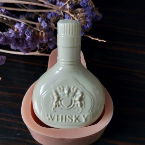 QT0198 PRZY Silicone Fondant Mould flagon Silicone Mold wine pot Wine bottle Soap Molds Clay Resin Gypsum Chocolate Candle Mold