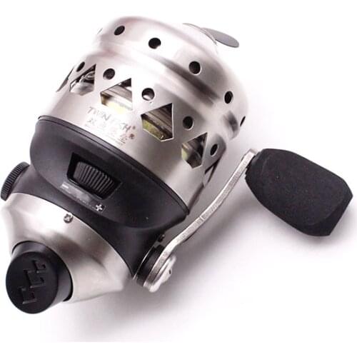 NEW SC35/SP35 Fishing Reel 6+1BB Closed Metal Coil Wheel Slingshot Hunting Outdoor with wristband 5# line 55M