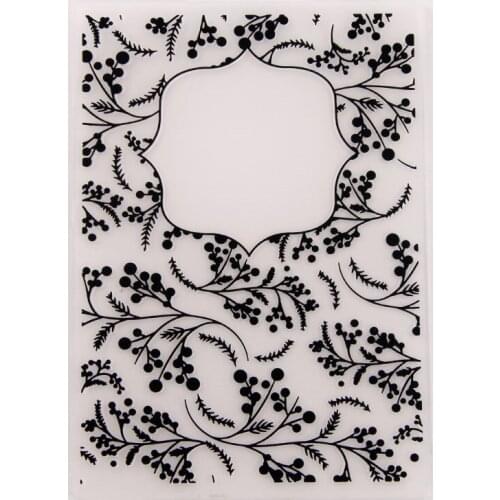 YINISE Plastic Embossing Folder For Scrapbook Stencils LEAVES DIY Photo Album Cards Making Decoration Scrapbooking Toolsferram