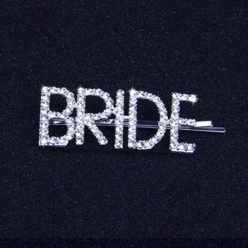 Bridesmaid Team Bride To Be Hair Clip Hairpin Wristband Bridal Shower Bachelorette Hen Party Decoration Wedding Gifts for Guest