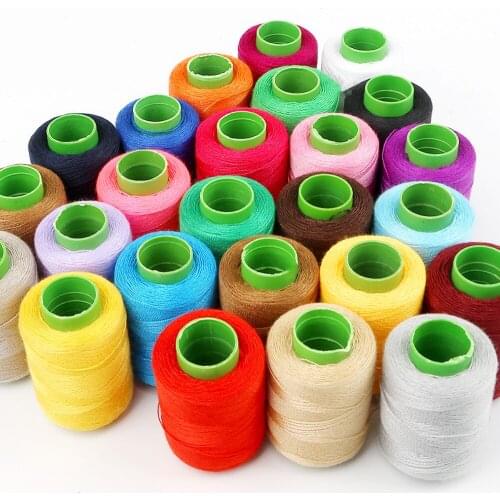 1pcs Cotton Machine Embroidery Sewing Threads Hand Sewing Thread Craft Patch Steering-wheel Sewing Supplies