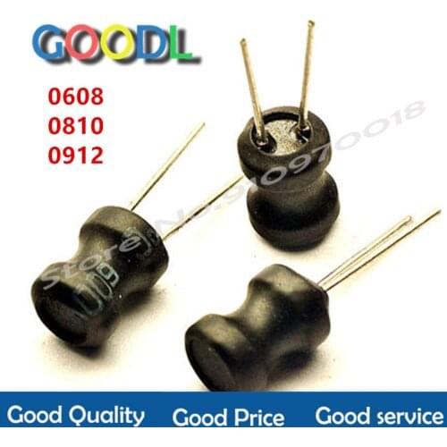 10 Uds 6*8mm 0608 8*10mm 0810 9*12mm 0912 Inductor de inductancia 2,2, 3,3, 4,7, 100, 220 330UH 10UH 22 33 47 470 uH 1MH 10MH 3