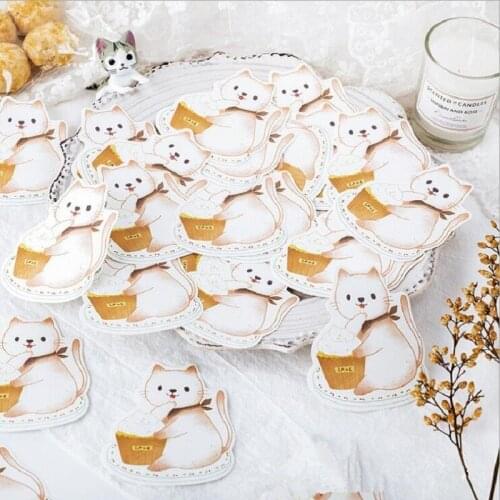 10packs Cartoon Animal Memo Pad Cat Posts Notebook Sticky Notes Kawaii Stationery Planner Student School Supplies Notebook