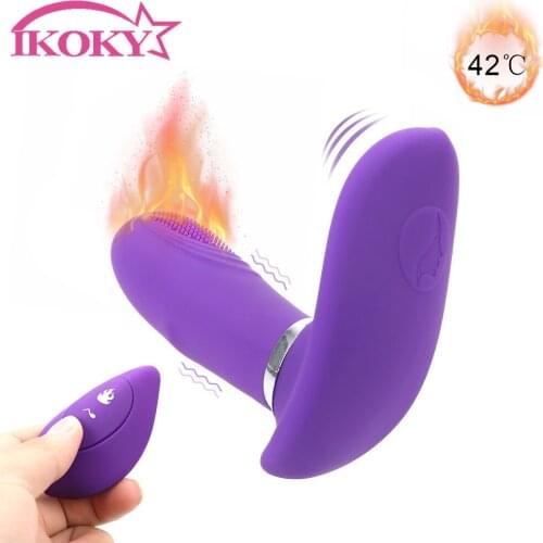 7 Speed Wearable Panties Dildo Vibrator Heating Vibrating Egg Clitoris Stimulator G Spot Control Massage Sex Toys For Women