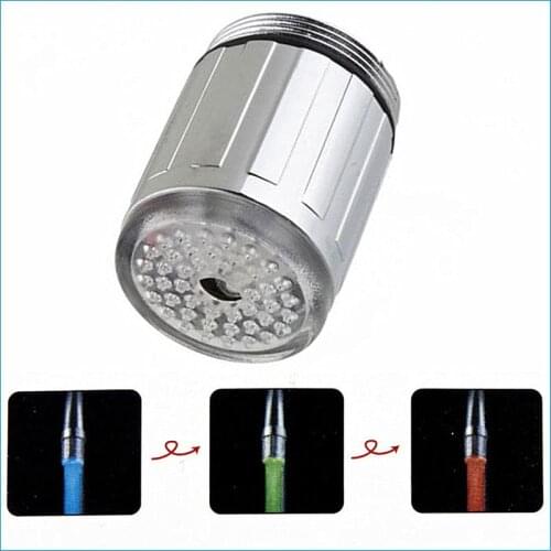 Led faucet lights Aerators,Colorful color led mixer faucet adapter interface,colorful color kitchen tap Aerators,J14177