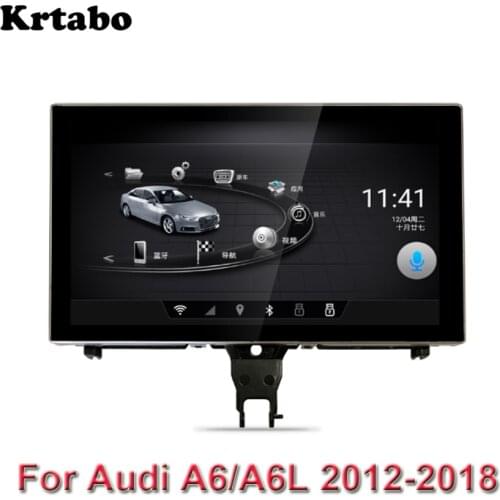 Car Android Multimedia Player For Audi A6/A6L 2012-2018 GPS Navigation Big Screen AUTO Radio Bluetooth support Carplay
