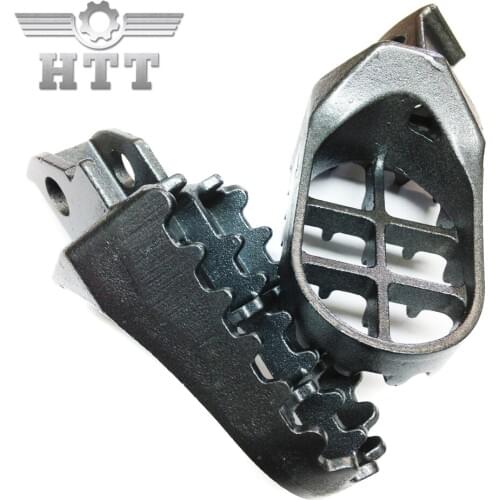 Aftermarket free shipping motorcycle parts Motocross MX Foot Pegs For suzuki 96-97 DR650SE 90-95 DR350 1990-1993 DR250 GRAY