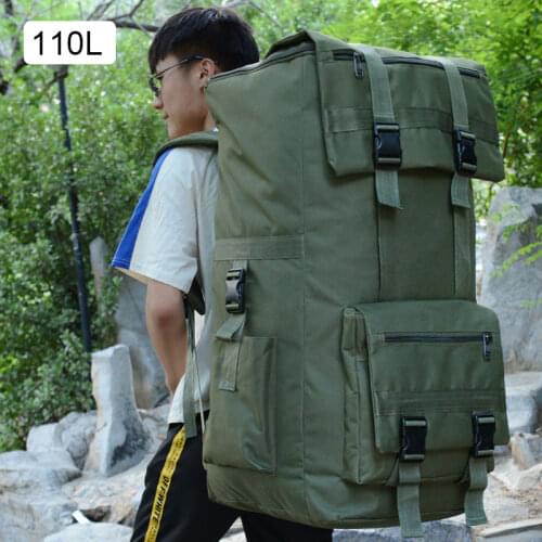 110L Large Military Backpack Tactical Bag Camping Hiking Outdoor Rucksack Travel Climbing Molle Men Army Mochila Tactica XA314D