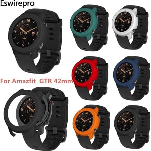 Cases for xiao mi amazfit gtr 42mm cover PC Watch Cases New Cover Shell Frame Protector for Huami Smartwatch Cover Accessories
