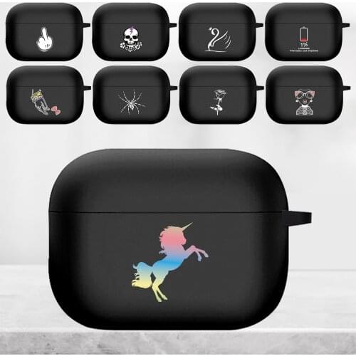 Simple Series Pattern Earphone Case for AirPods Pro 3 Cases Hard PC Luxury Matte Texture Protective Cover for AirPod 3 Air Pods