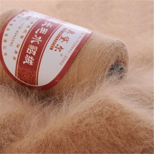 Long Plush Mink Cashmere Knitting Yarn Line Machine Weaving Hand-woven Medium Thickness Mink Wool Yarn Crochet Knit Scarf Sweat