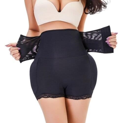 Women Plus Size Butt Lifter Padded Panties Enhancer Hip Shapewear High Waist Trainer Push Up Slimming Underwear Sexy Buttocks