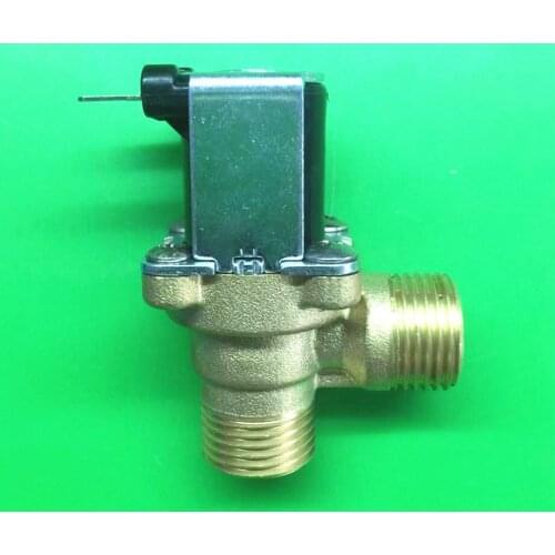 Two-Head Four-Point Thread Vertical G1/2 Copper Inlet Solenoid Valve Solar Water Heater