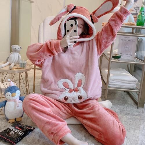 Foply Women's Flannel Pajamas