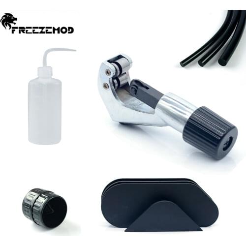 FREEZEMOD OD12/14/16MM Acrylic Bending Tool Set Strip Cutter Tube Silicone Rubber Reamer Hard Tube Module For Water Cooler Pipe