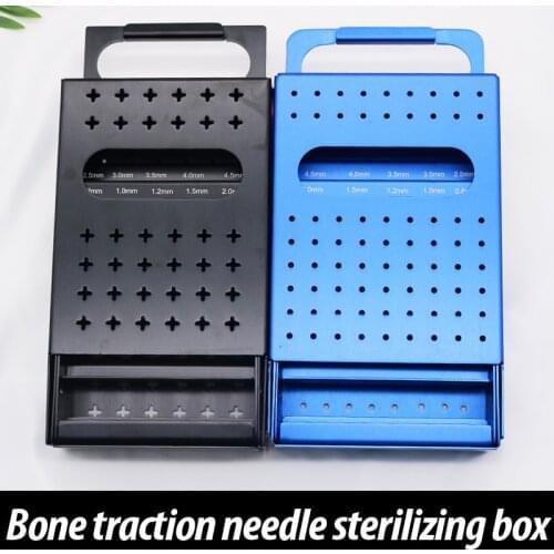 Bone traction needle disinfection box kirschner needle storage box high temperature and high pressure disinfection box