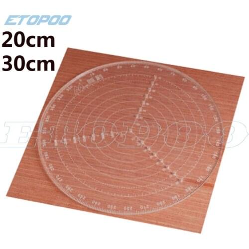 Center Finder ruler Scribing Gauge Woodworking Compass for Woodturners Bowls Lathe Work Clear Acrylic Drawing Circles Diameter