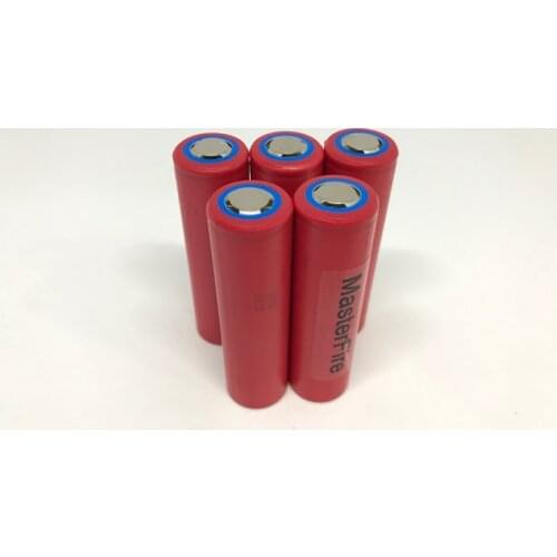 MasterFire 10pcs/lot New Original Sanyo 18650 NCR18650GA 3.7V 3500mAh Rechargeable Battery Lithium Batteries 10A Discharge