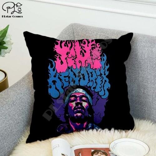 Rock singer Bob Marley/The Hillbilly Cat Hip Hop 3D printed Pillow Case Polyester Decorative Pillowcases Throw Pillow Cover 04